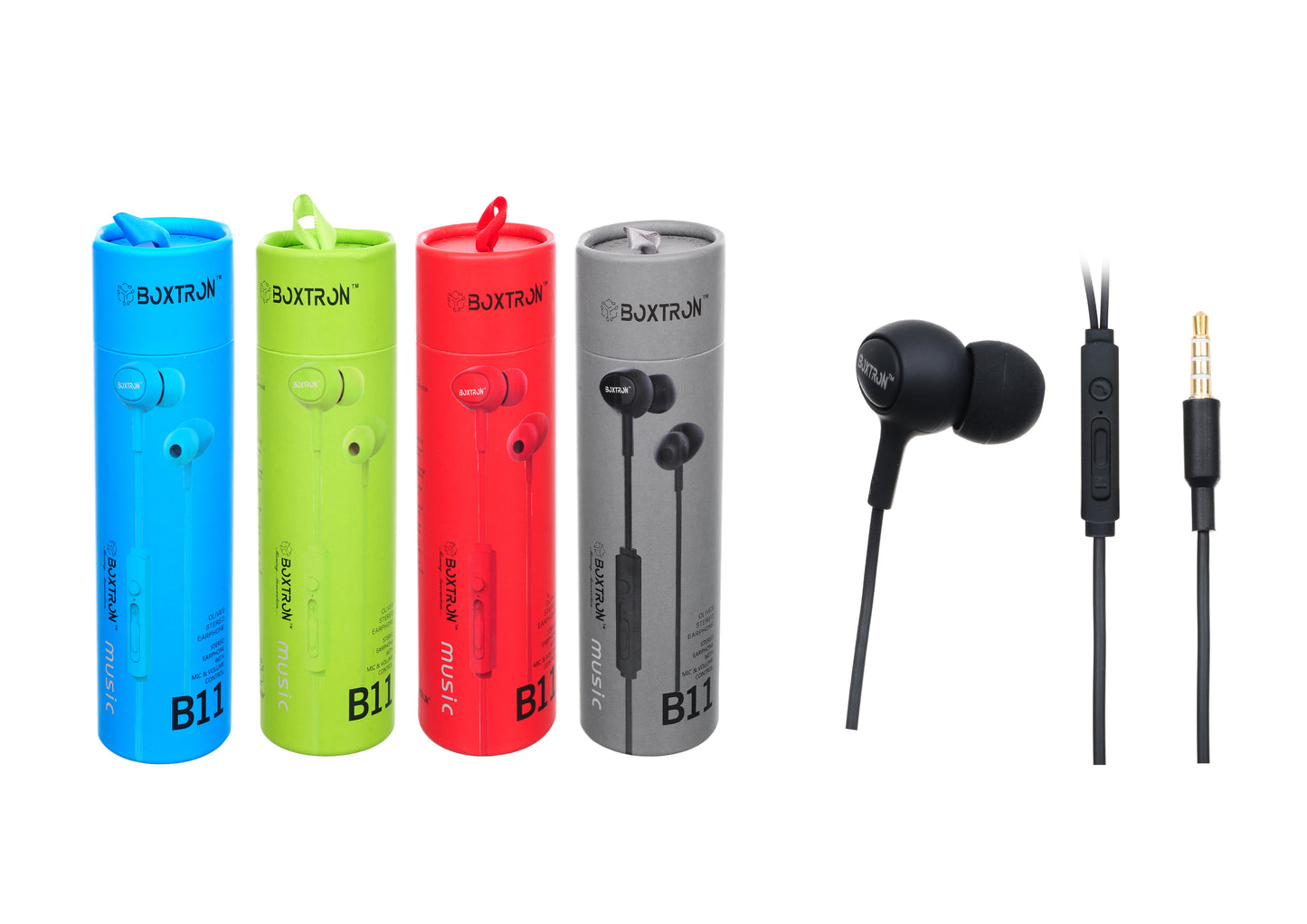 Boxtron B11 Earphone In-Ear Wired Best Earphone- Clear Call