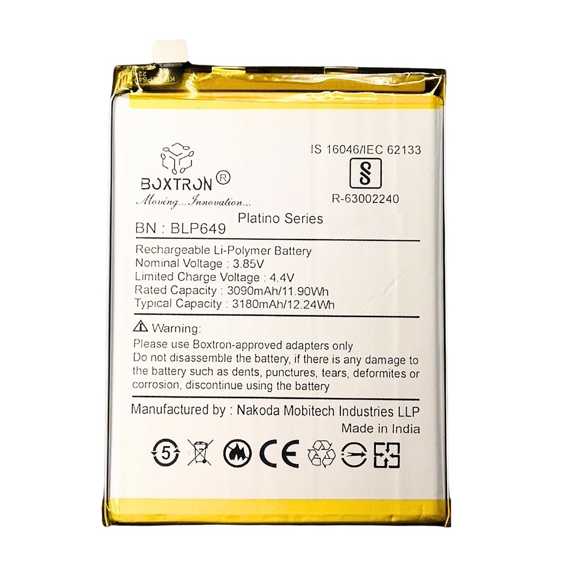 Boxtron Capacity Proper 3180 mAh Mobile Battery for Oppo A83 / BLP649 , .