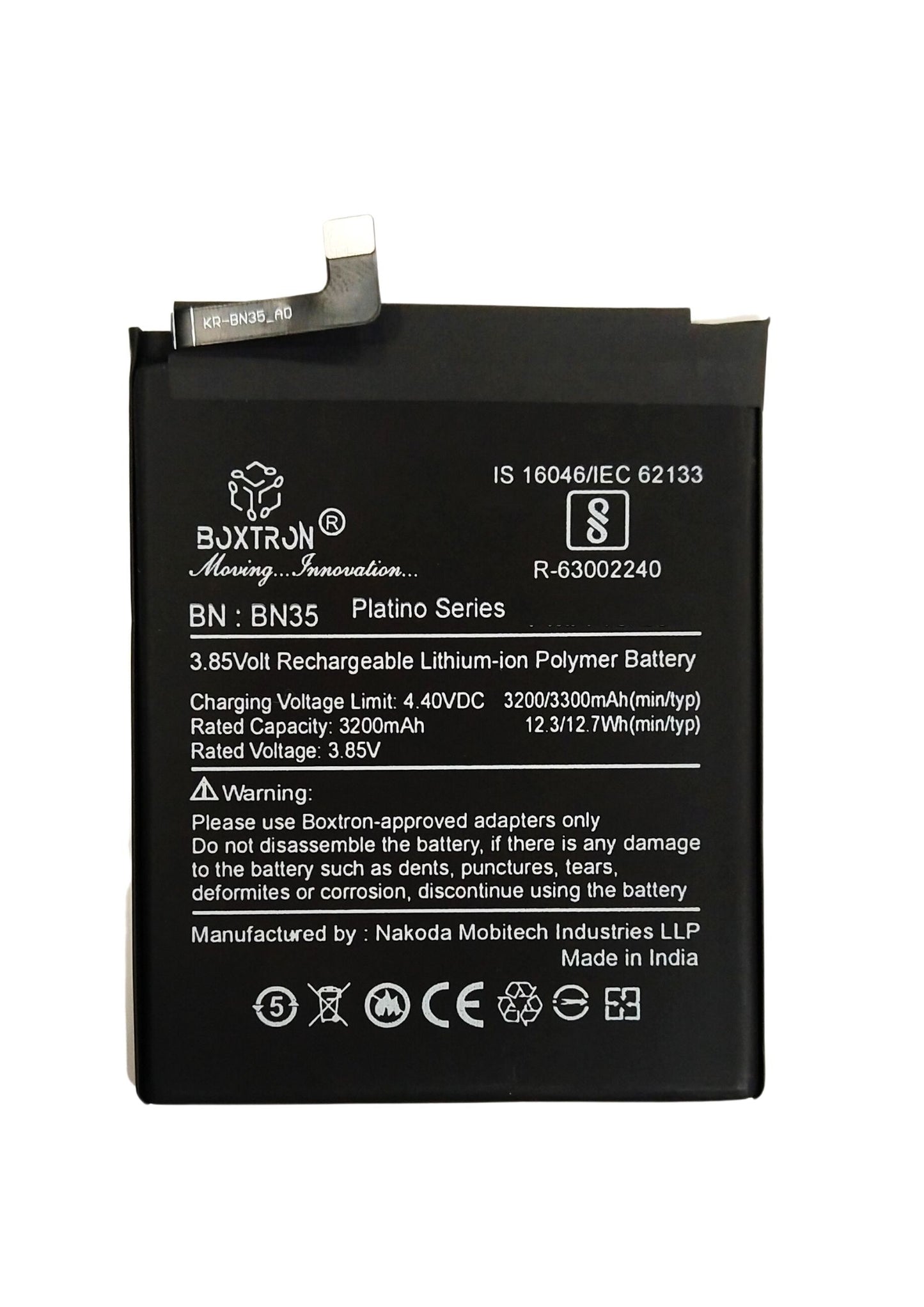 Boxtron BN35 Battery Compatible for Redmi 5. - 3300 mAh Battery Capacity 180 Day's Replacement Warranty