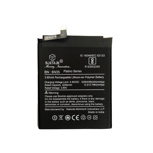 Boxtron BN35 Battery Compatible for Redmi 5. - 3300 mAh Battery Capacity 180 Day's Replacement Warranty