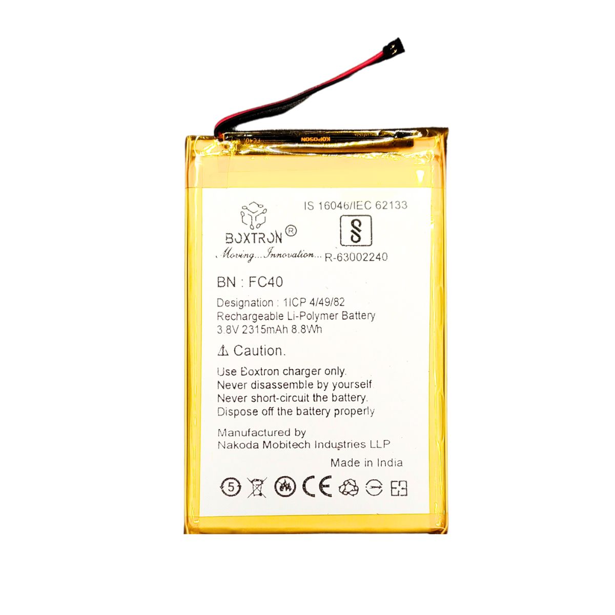 Boxtron FC40 Battery Compatible for Motorola Moto G3 2470 mAh