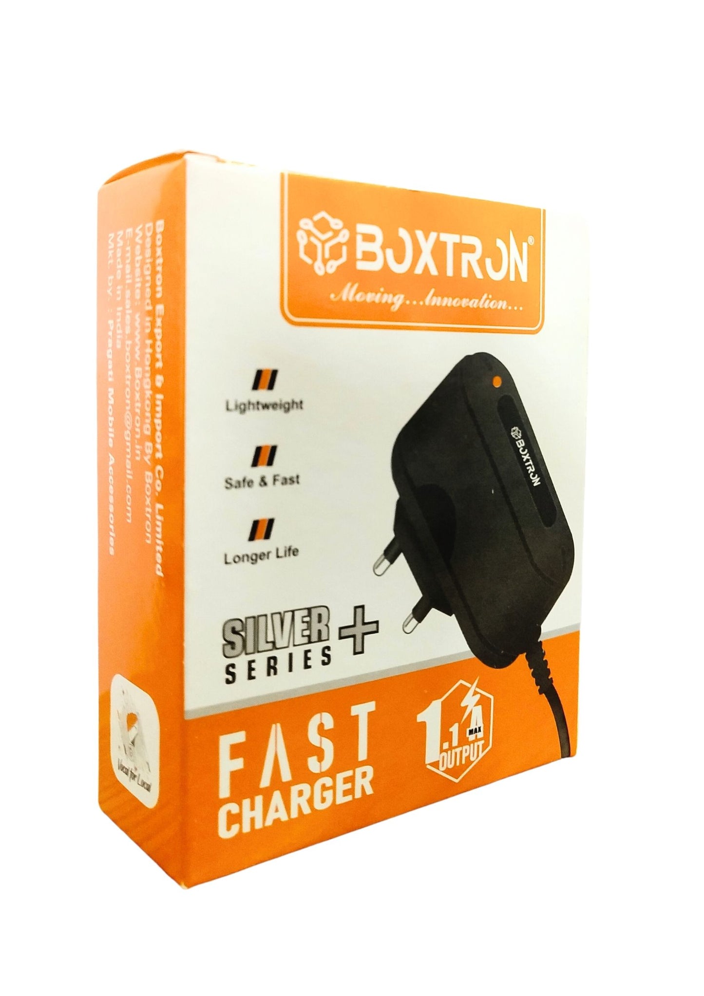 Boxtron original M600 chager, Silver+ Series, Fast charger, black
