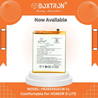 Boxtron HB366481ECW Battery Compatible for Huawei Honor 9 lite - 3000 mAh Battery Capacity