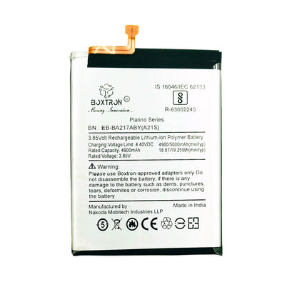 Boxtron EB-BA217ABY Battery Compatible for Samsung A21s 5000mAh Battery Capacity