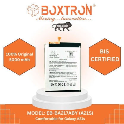 Boxtron EB-BA217ABY Battery Compatible for Samsung A21s 5000mAh Battery Capacity