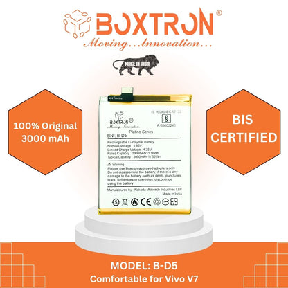 Boxtron B-D5 Battery Compatible for Vivo V7 B-D5, 3000mAh Battery Capacity