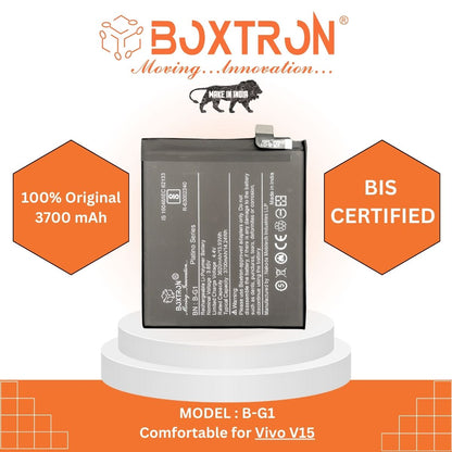 Boxtron B-G1 Battery Compatible for Vivo V15 - 3700 mAh Battery Capacity