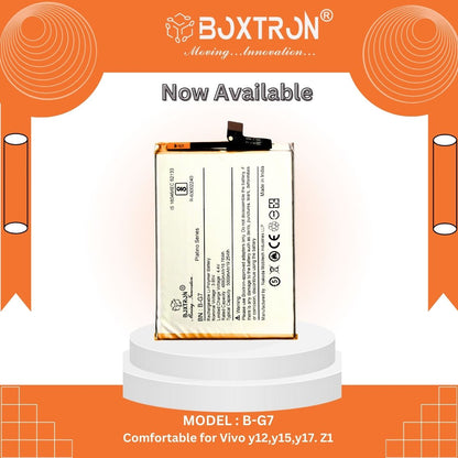 Boxtron B-G7 Battery Compatible for Vivo Y17 | vivo Y15 | vivo Y12 | Vivo Z1 pro & Vivo U10 - 5000mAh Battery Capacity