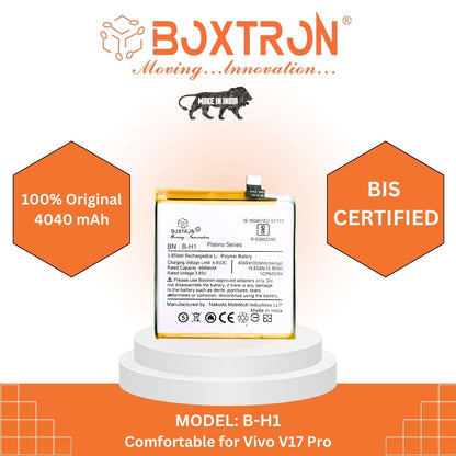 Boxtron B-H1 Battery Compatible For Vivo V17 Pro 4100mAh Battery Capacity