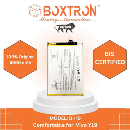 Boxtron B-H9 Battery Compatible for Vivo Y19 Mobile - 5000mAh Battery Capacity