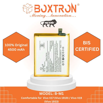 Boxtron B-M1 Battery Compatible For Vivo V17 / Vivo V19 - 4500 Battery Capacity