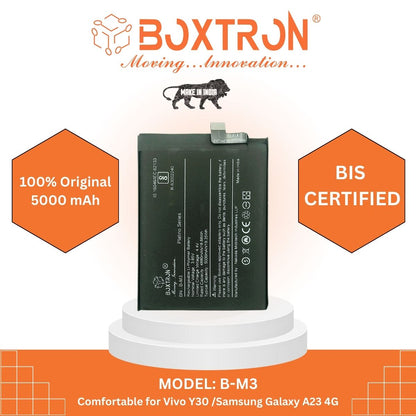 Boxtron B-M3 Battery Compatible For Vivo Y30 / Y50 - 5000mAh Battery Capacity