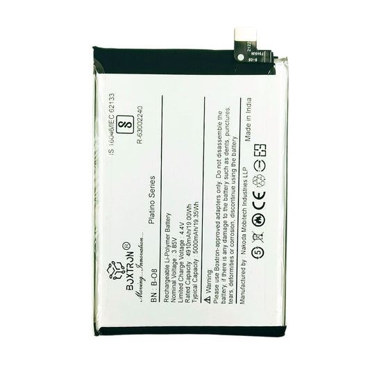 Boxtron B-O8 Battery Compatible for Vivo Y52s - 5000 mAh Battery Capacity