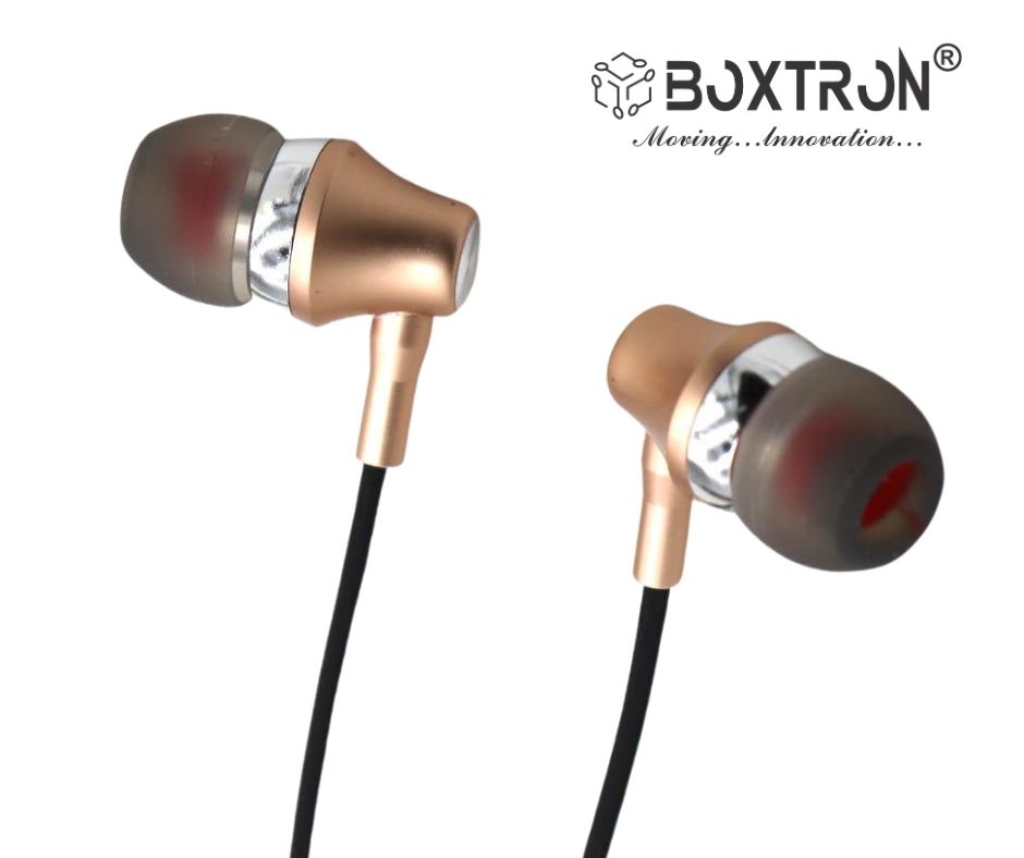 Boxtron B14 Metal Wired Adsorption Earphone.