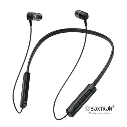 Boxtron B29 Bluetooth Neckband  Magnetic Earplugs. .