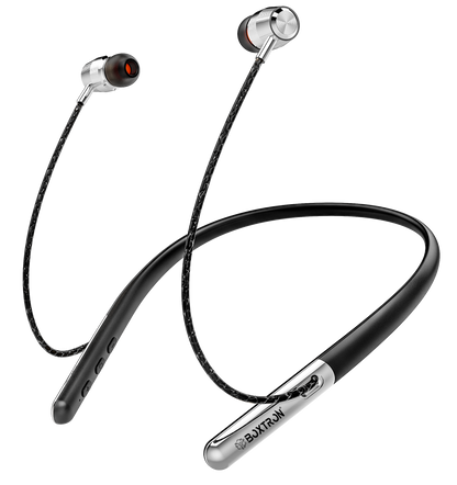 Boxtron B30 Wireless Bluetooth Neckband, Magnetic Earplugs.