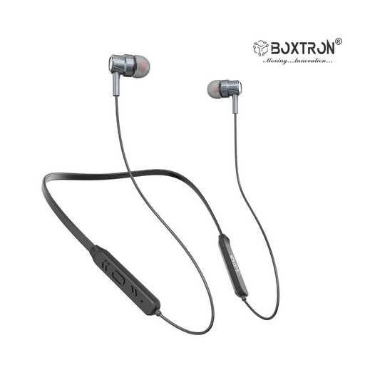 Boxtron B32 Wireless Bluetooth Neckband Magnetic Earplugs