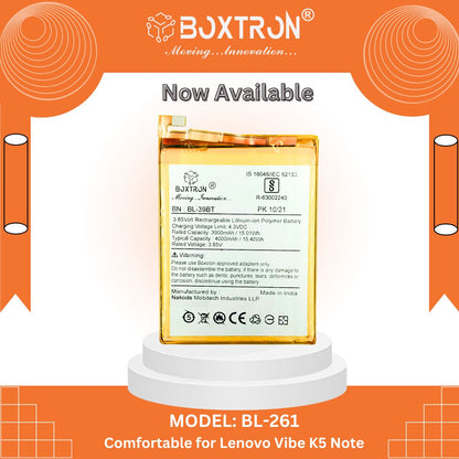 Boxtron BL-39BT Battery Compatible With Tecno I7 - 4000mAh Battery Capacity