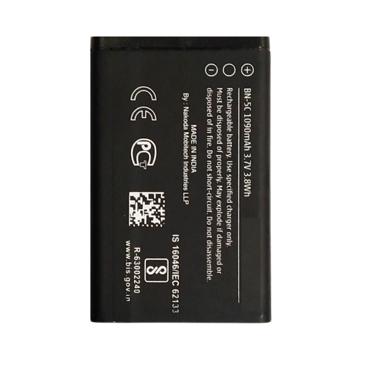 Boxtron BL-5C Battery for Itel BL-5C for Itel Ace - 1000mAh Battery Capacity