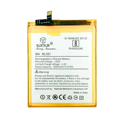 BOXTRON BL261 Battery ompatible for Lenovo Vibe K5 Note - 3500mAh Battery Capacity