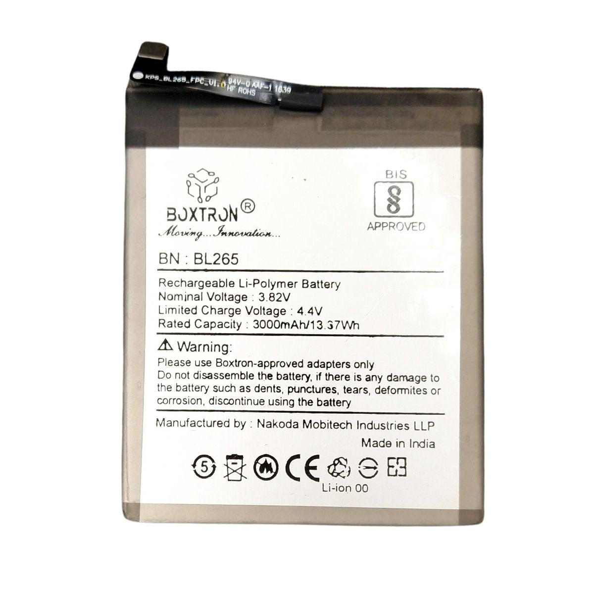 Boxtron BL265 Battery Compatible with Motorola Moto M - 3000mAh Battery Capacity