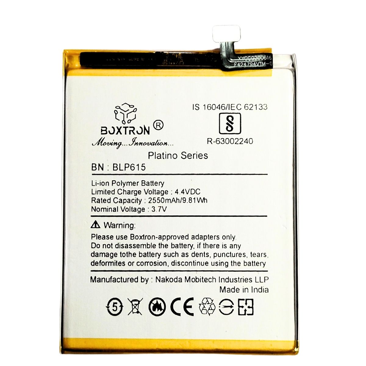 Boxtron  BLP615 Battery Compatible with Oppo A37 / NEO 9 / A37 T / A37 M - 2550mAh Battery Capacity