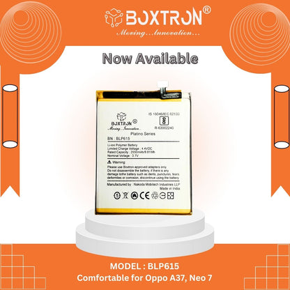 Boxtron  BLP615 Battery Compatible with Oppo A37 / NEO 9 / A37 T / A37 M - 2550mAh Battery Capacity