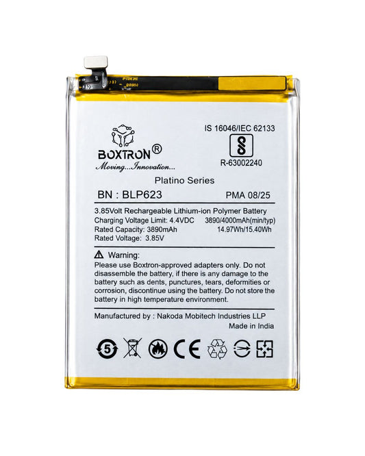 Boxtron BLP623 Battery for Oppo F3 Plus / R9S – 4000 mAh Super Quality Replacement Battery 6 months warrenty