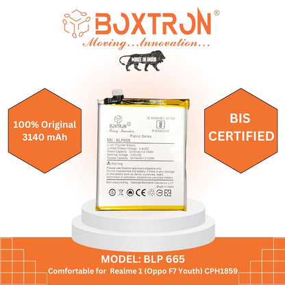 Boxtron BLP-665 Battery Compatible for Oppo 1 - 3410 mAh Battery Capacity