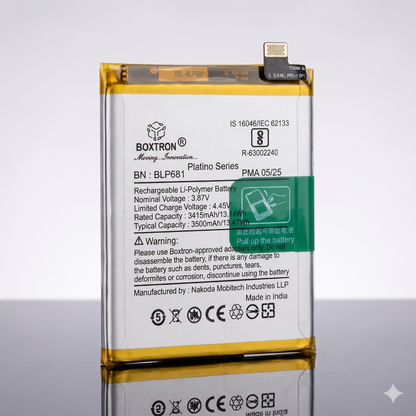 Boxtron BLP681 Battery for Oppo F9 / Oppo F9 Pro – 3500 mAh Super Quality Replacement Battery 6 months warrenty