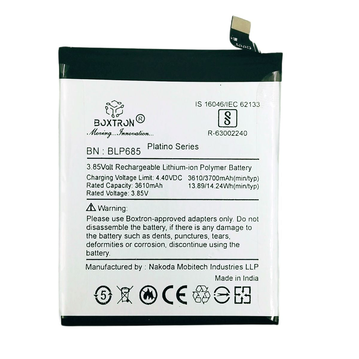 Boxtron BLP685 Battery Compatible for Oneplus 6T / Oneplus 7 - 3700mAh Battery Capacity