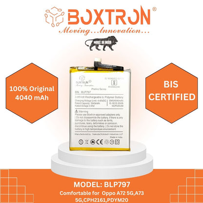 Boxtron BLP797 Battery for Oppo A72 5G 4000mAh battery capacity