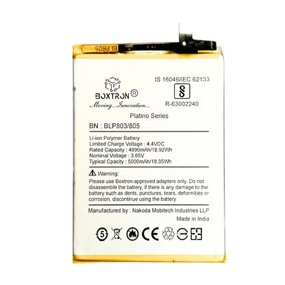 Boxtron BLP803 Battery Compatible for Realme 7i / V3 Oppo A53 - 5000mAh Battery Capacity