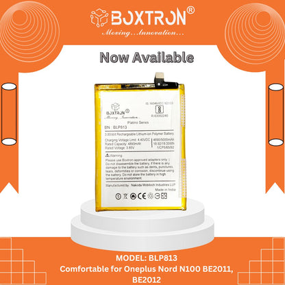 Boxtron BLP813 for Oneplus Nord N100 5000mAh battery capacity