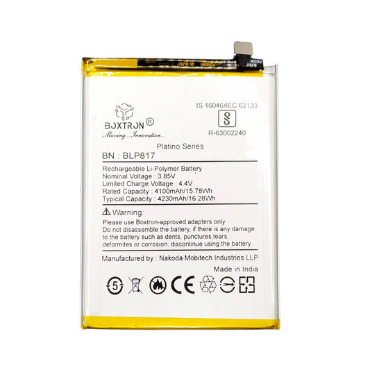 Boxtron BLP817 Compatible for Oppo A15 / A3s 4230mAh battery capacity