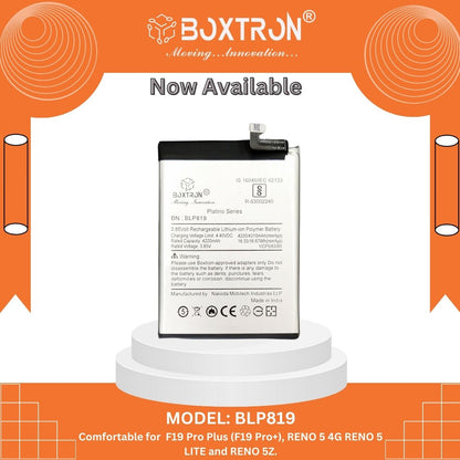 Boxtron BLP819 Battery Compatible for Oppo A57/ 5 4G / 5 LITE / 5Z - 4000mAh Battery Capacity