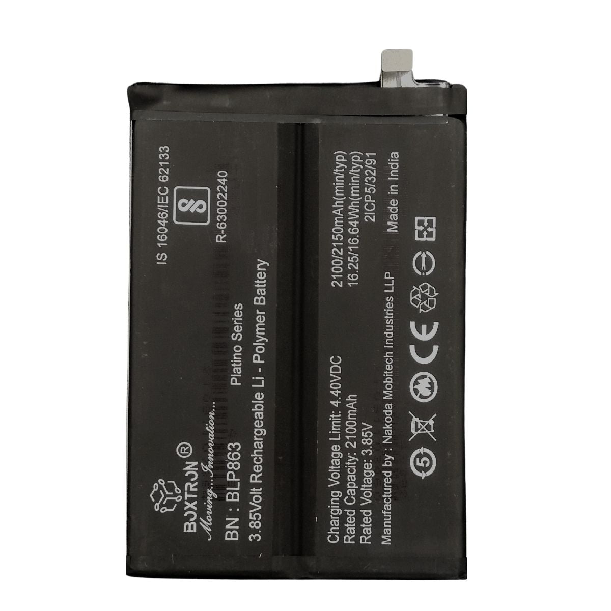 Boxtron BLP863 Battery Compatible for Oppo Reno 6 Reno6 5G - 4000mAh Battery Capacity