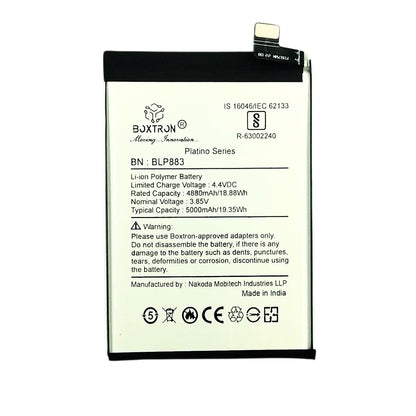 Boxtron BLP883 Battery Compatible for Oppo Realme 8S 5G Battery -  5000 mAh Battery Capacity