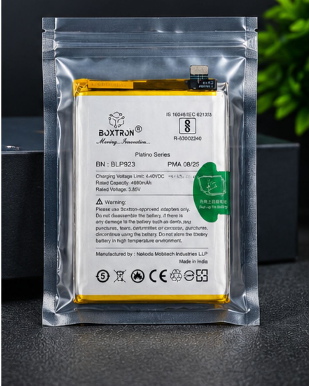Boxtron BLP923 Oppo A57 4G (5000 mAh) Battery Compatible for Oppo A57s / Oppo A77 4G / A77 5G / A77s  Oppo A78 5G / Oppo A97 5G / K10 5G / OnePlus Nord N20 SE / Realme C51 / Replacement Warranty 100 Days