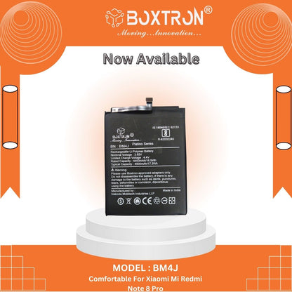 Boxtron BM4J Battery Compatible for Xiaomi Redmi Mi Note 8 Pro - 4500 mAh Battery Capacity