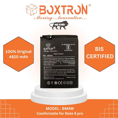 Boxtron BM4W Battery Of 4800mAh Compatible for Xiaomi Mi 10i & Mi 10T Lite