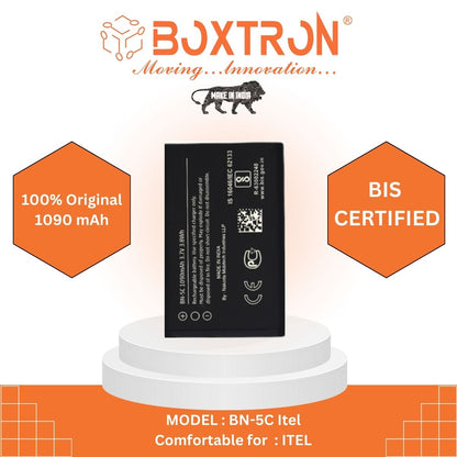 Boxtron BL-5C Battery for Itel BL-5C for Itel Ace - 1000mAh Battery Capacity