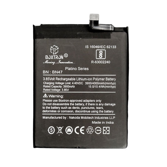 Boxtron BN47 Battery of Compatible for Redmii 6 Pro - 4000 mAh Battery Capacity