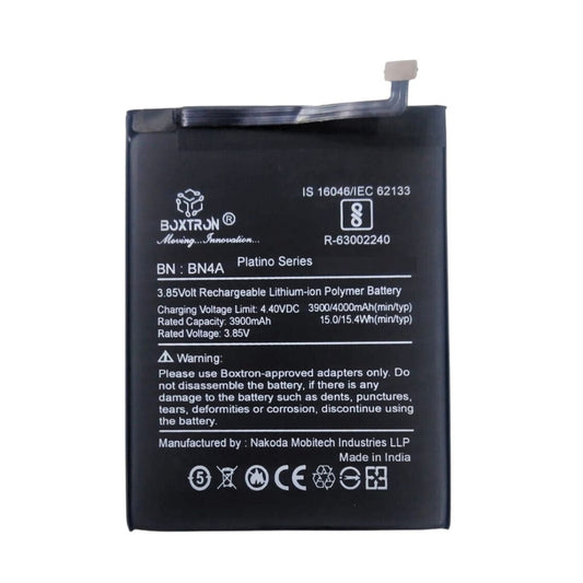 Boxtron BN4A Battery Compatible for Xiaomi Redmi Note 7 / Redmi Note 7s / Redmi Note 7 Pro - 4000 mAh Battery Capacity