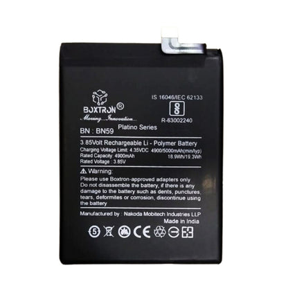 Boxtron BN59 Battery Compatible for Redmi Note 10S (Redmi Note 10) - 5000mAh Battery Capacity