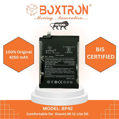 Boxtron BP42 for Xiaomi Mi 11 Lite 4250 mAh battery capacity