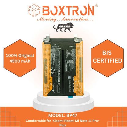 Boxtron BP47 Battery is Compatible for Xiaomi 11i, 5160mAh Battery Capacity.