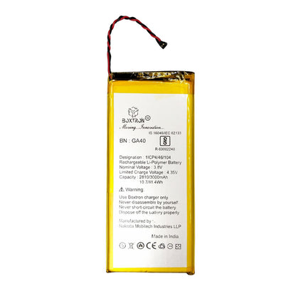 Boxtron GA40 Battery Compatible for Motorola Moto G4/G4 Plus - 2810 mAh Battery Capacity