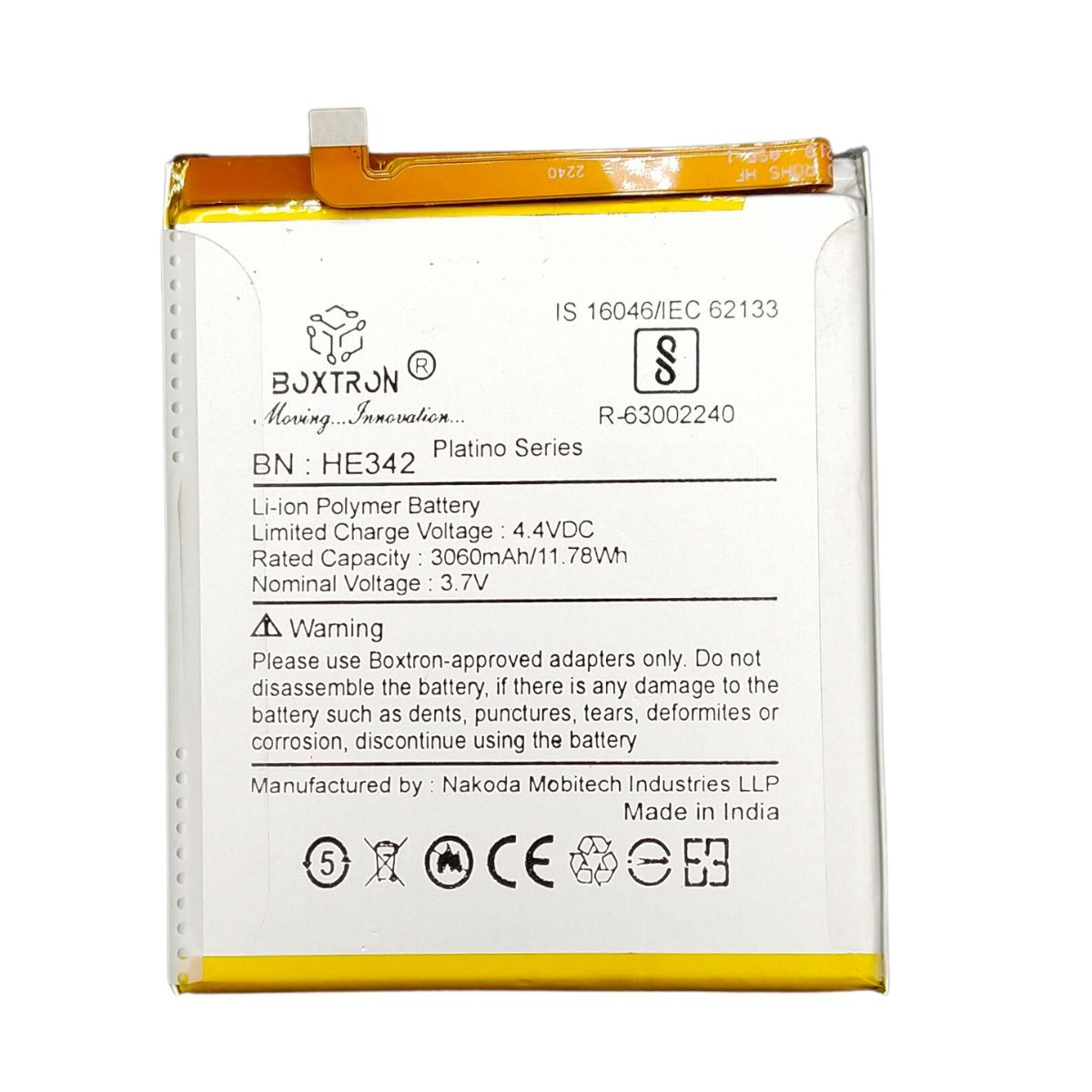 Boxtron HE342 Battery Compatible for Nokia 5.1 Plus Nokia 6.1 Plus - 3950 mAh Battery Capacity