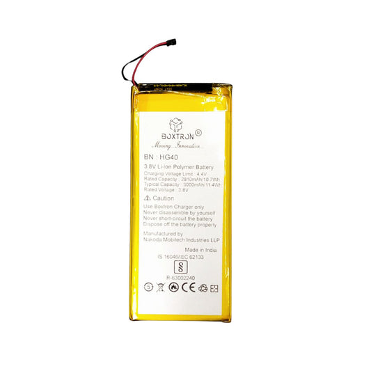 Boxtron HG40 Battery Compatible for Motorola Moto G5 Plus - 2800mAh Battery Capacity